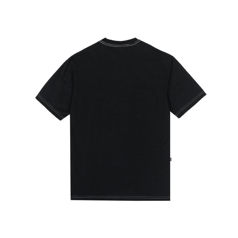 CAMISETA DISTURB OUTLINE LOGO T-SHIRT IN BLACK