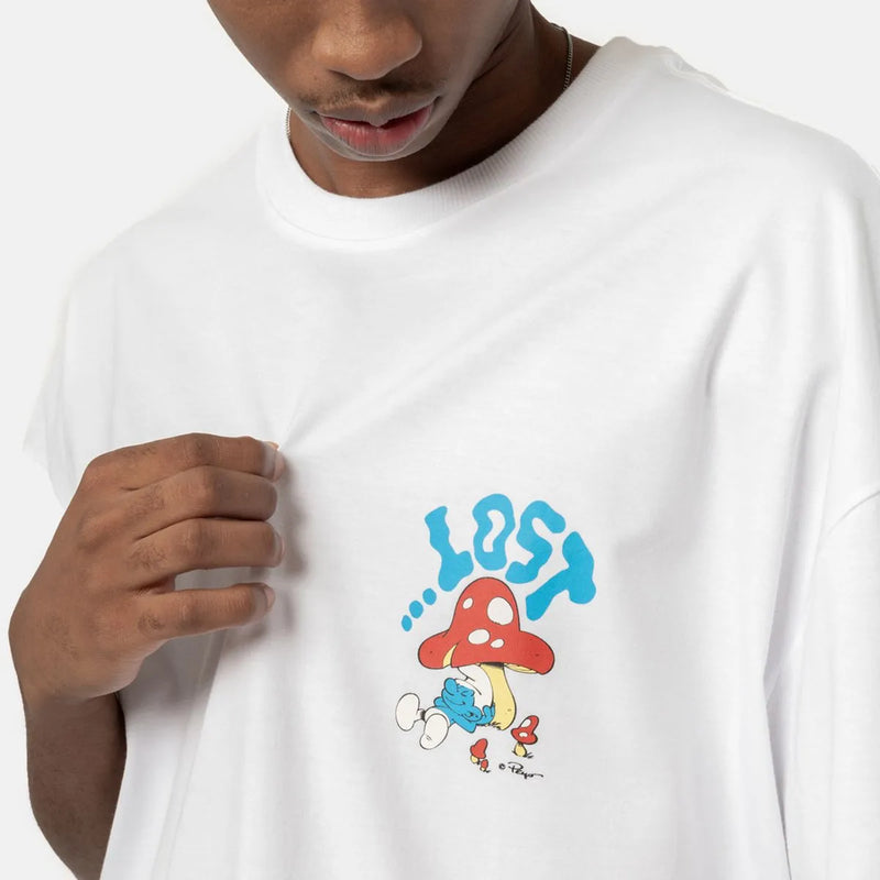 Camiseta Especial Lost + Smurfs In The Mushroom World