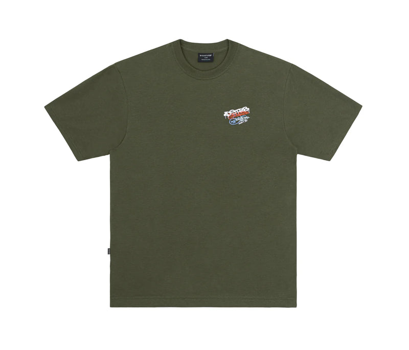 CAMISETA DISTURB ESSENTIAL MARKERS T-SHIRT DARK GREEN