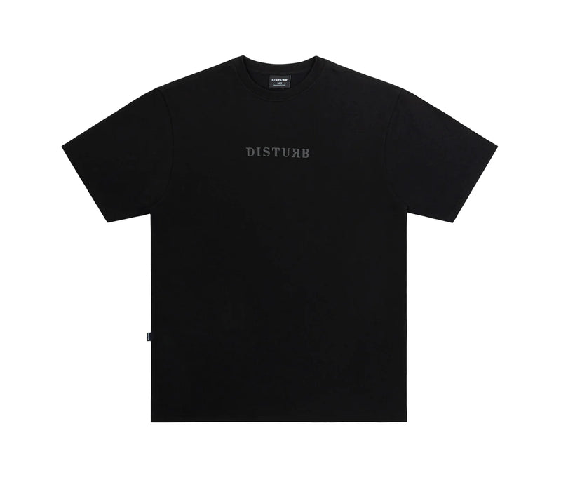 CAMISETA DISTURB FADE LOGO T-SHIRT IN BLACK