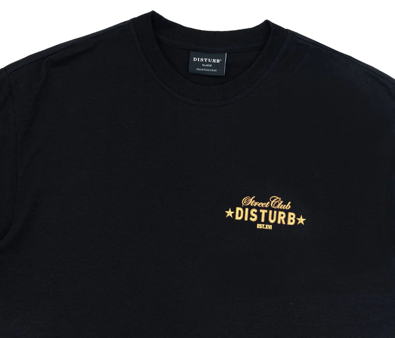 CAMISETA DISTURB STREET DICE T-SHIRT IN BLACK