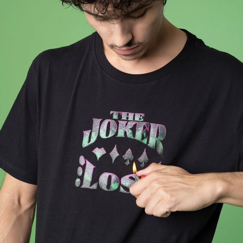 Camiseta Lost + Joker Fogo