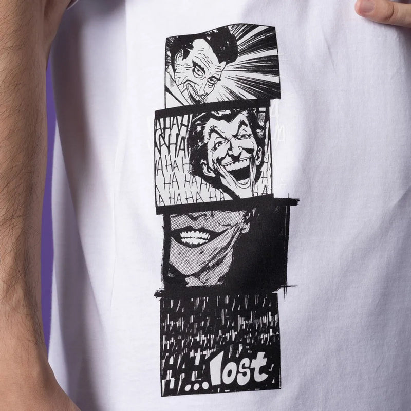 Camiseta Lost + Joker Quadrinhos